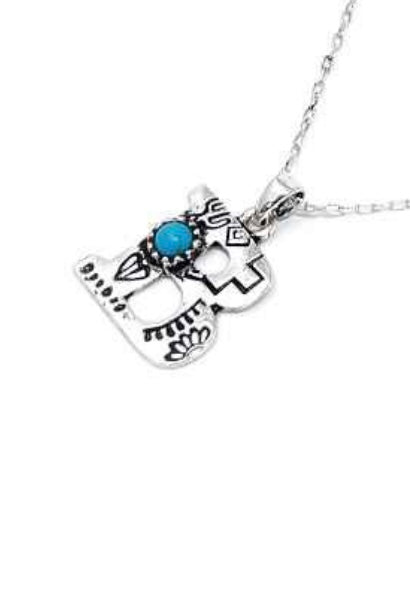 Initial Turquoise Necklace