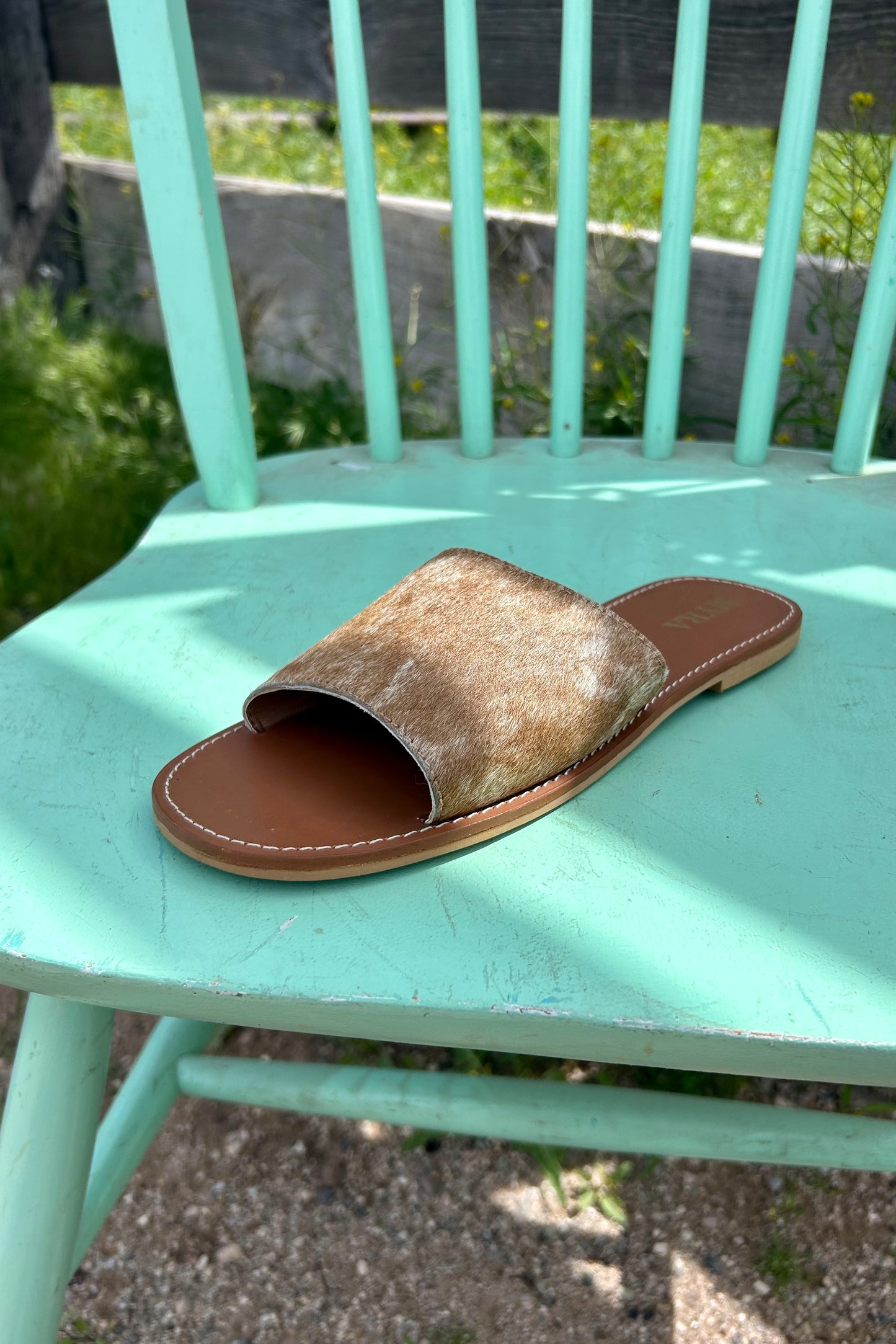 Hair On Hide Sandals