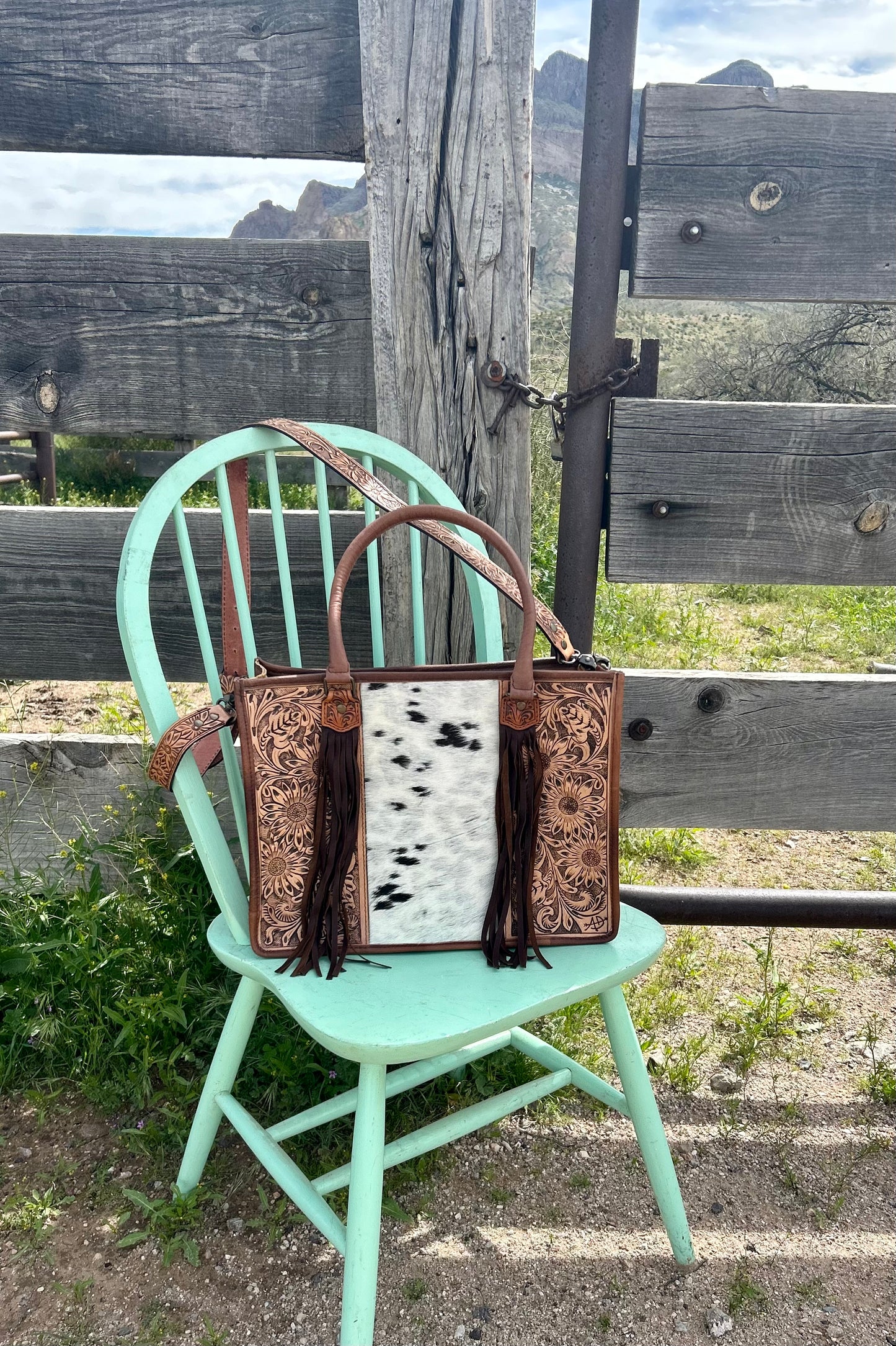 Cowhide Purse