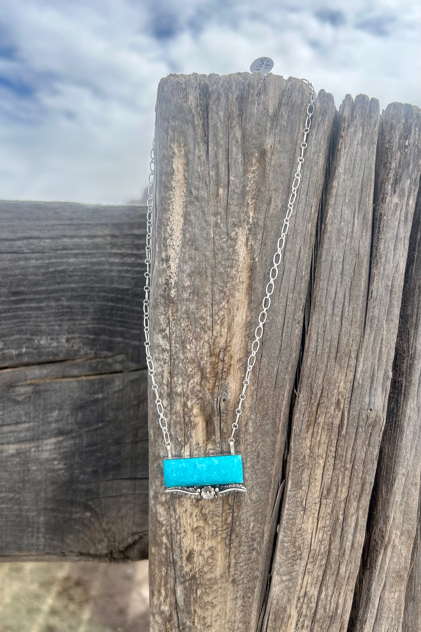 Turquoise Bar Necklace