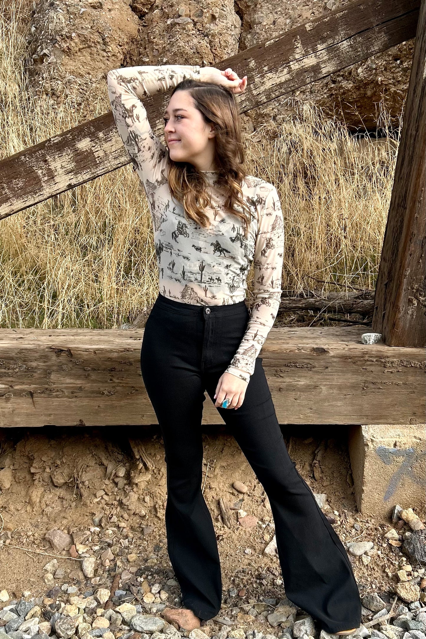 Sierra Bell Bottom Jeans