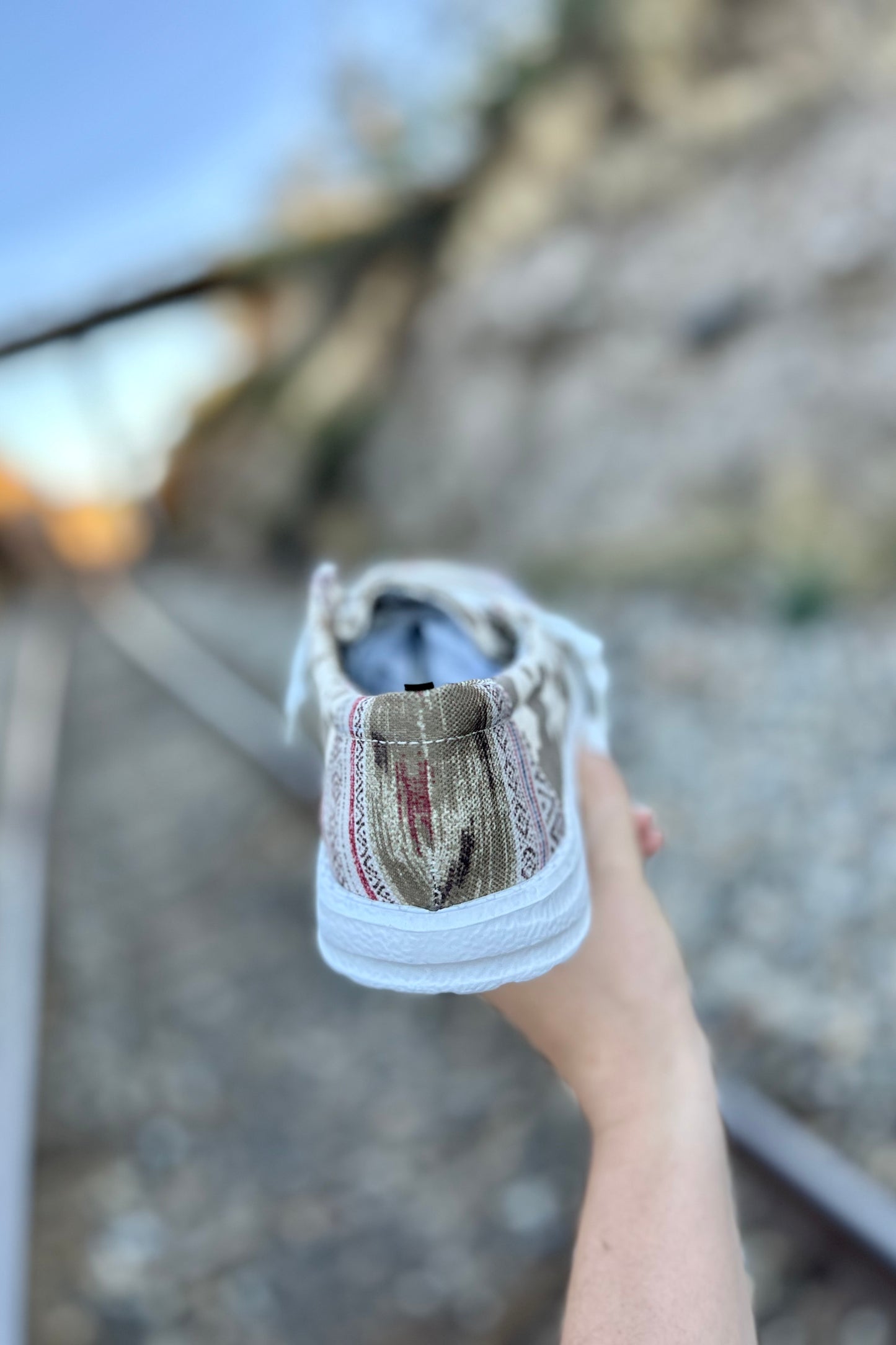 Brown Cow Print Slip On