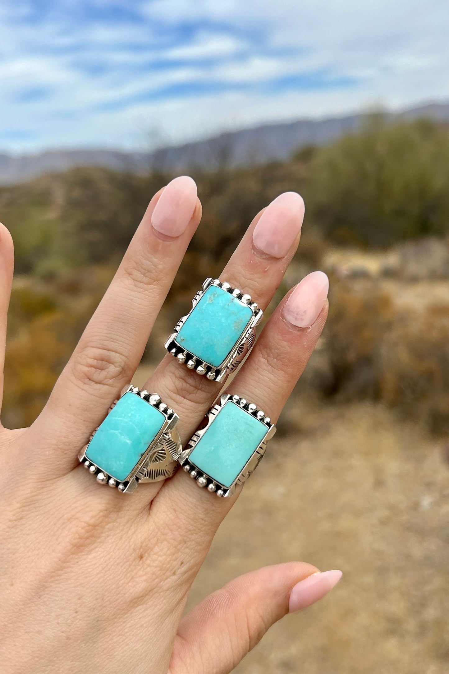 Square Turquoise Ring