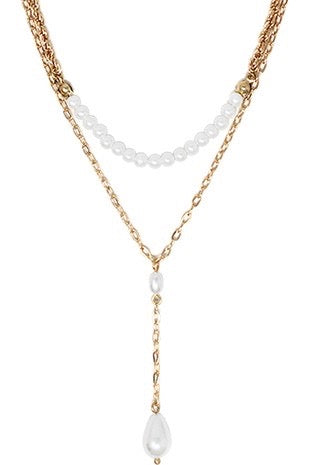 Double Layer Pearl Necklace