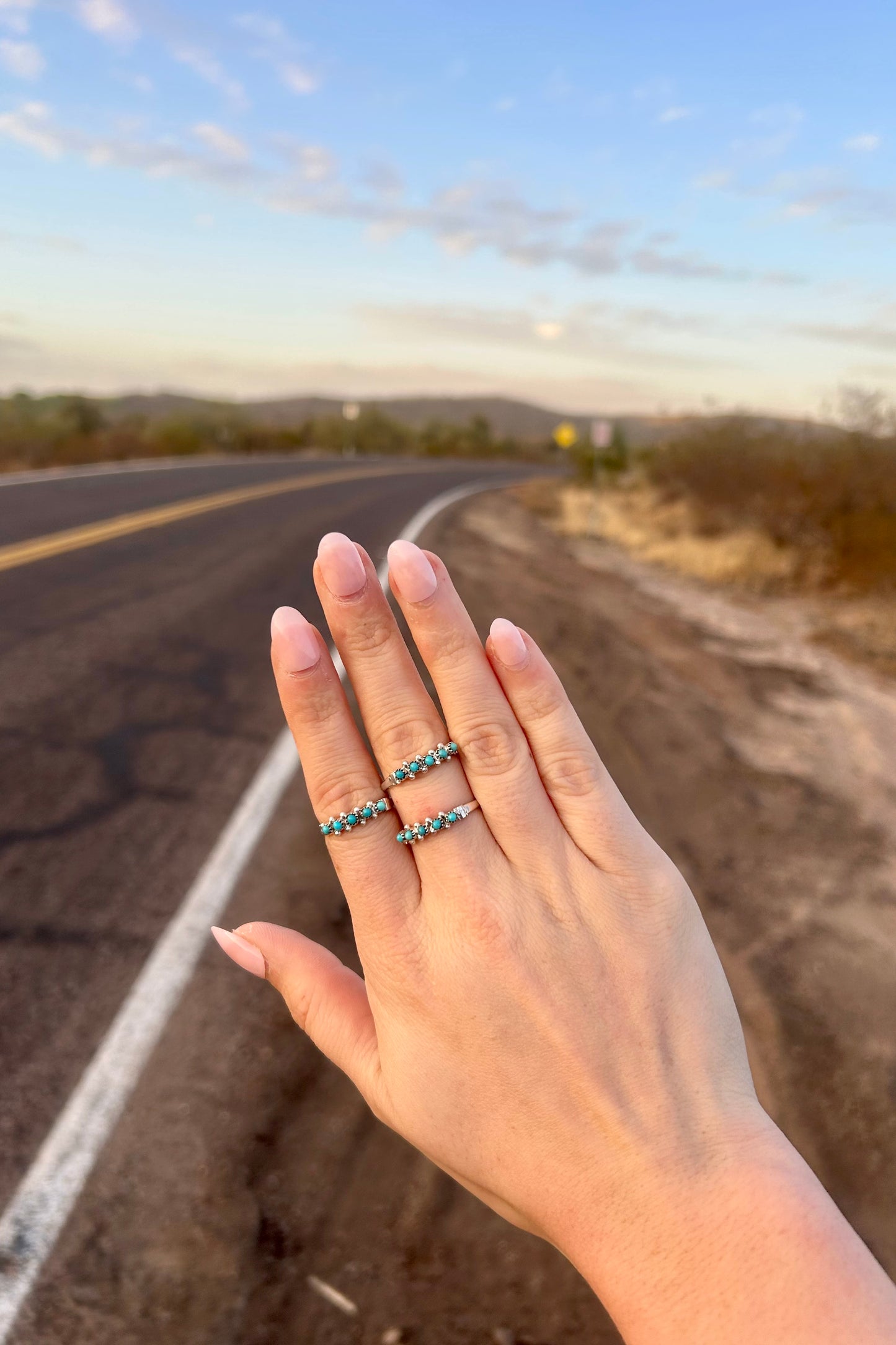 Five Stone Turquoise Ring