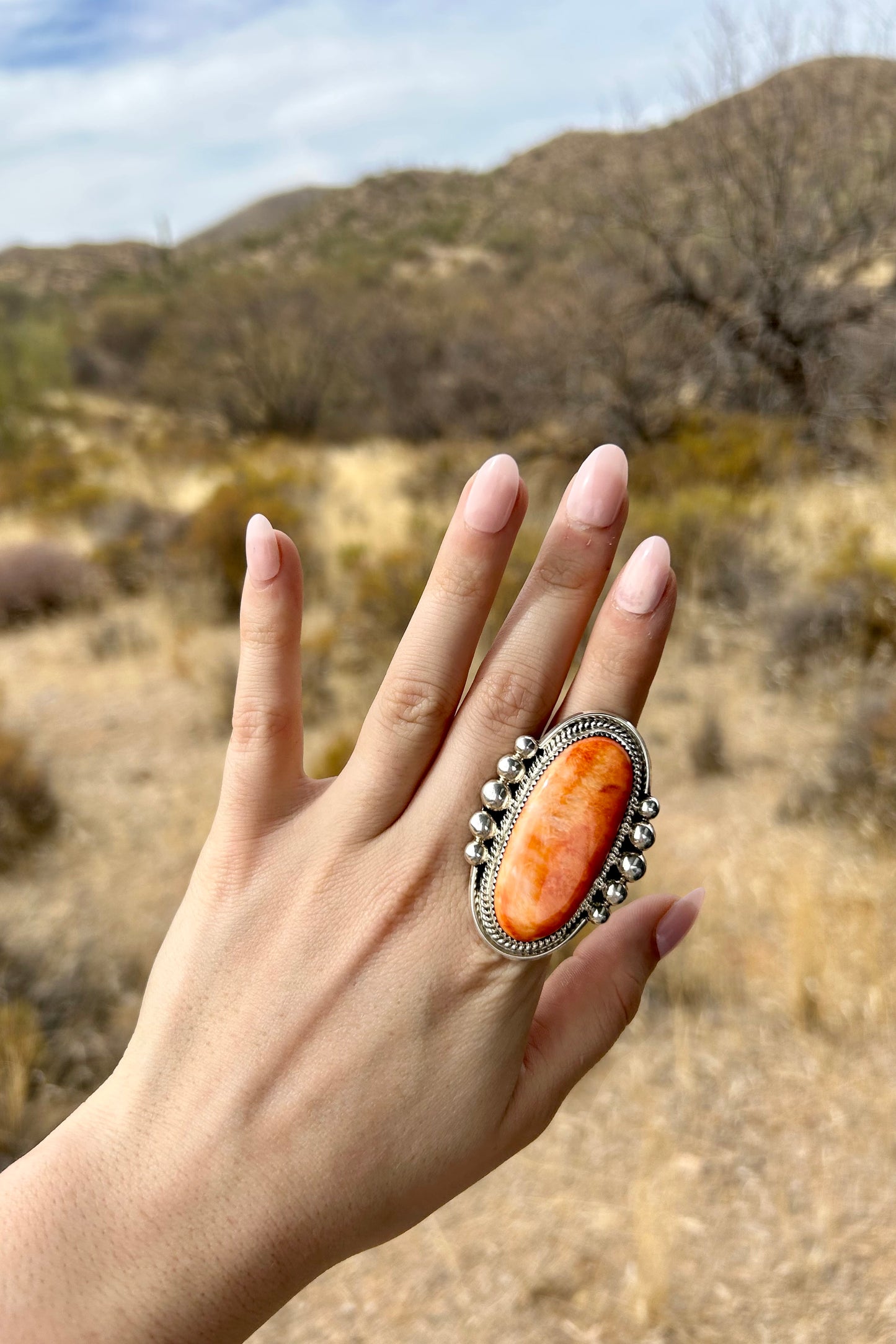Big Spiny Oyster Statement Ring