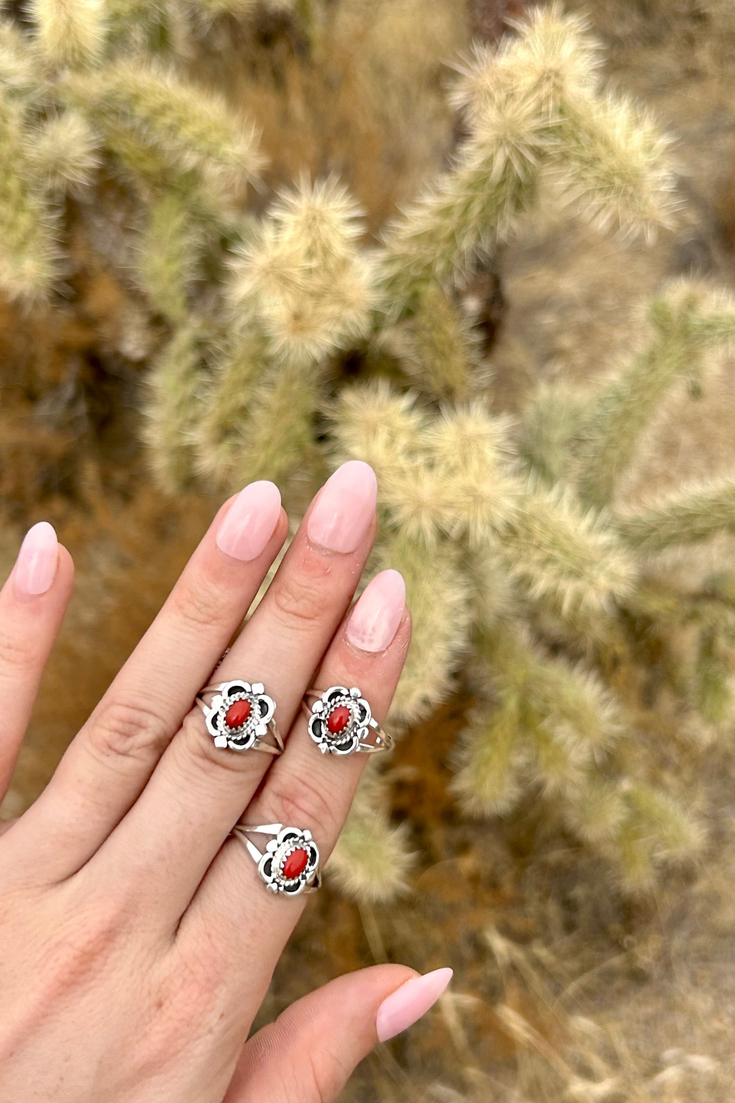 Red Coral Ring