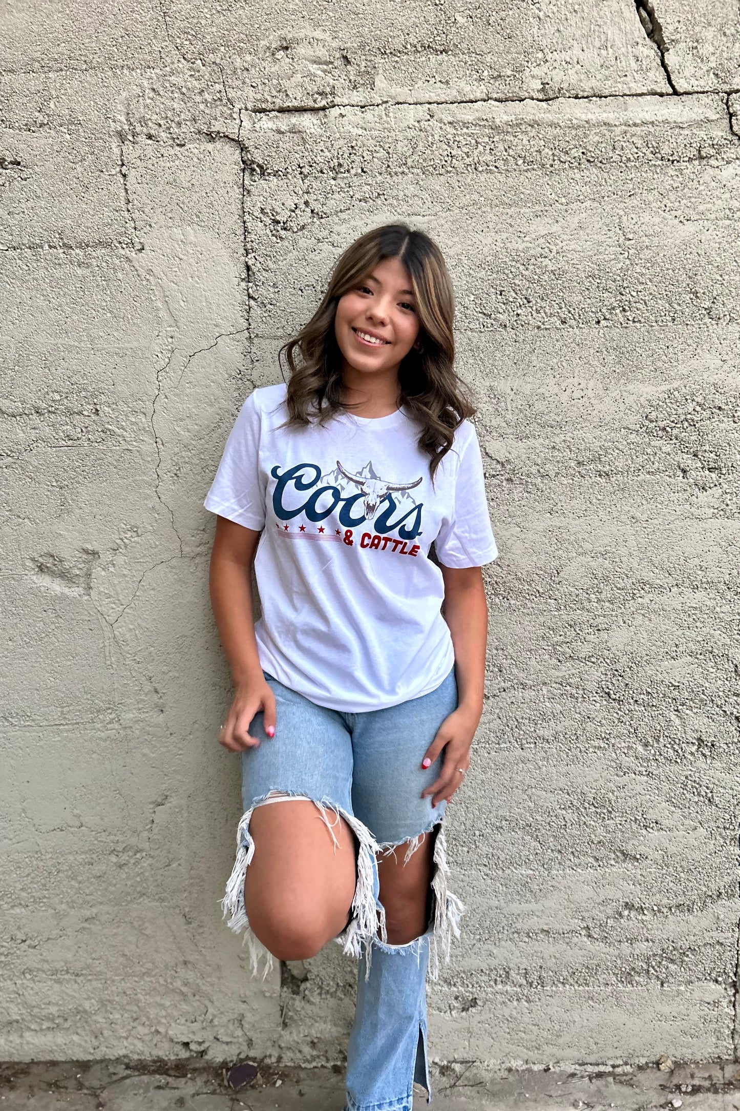 Coors and Cattle Graphic Tee
