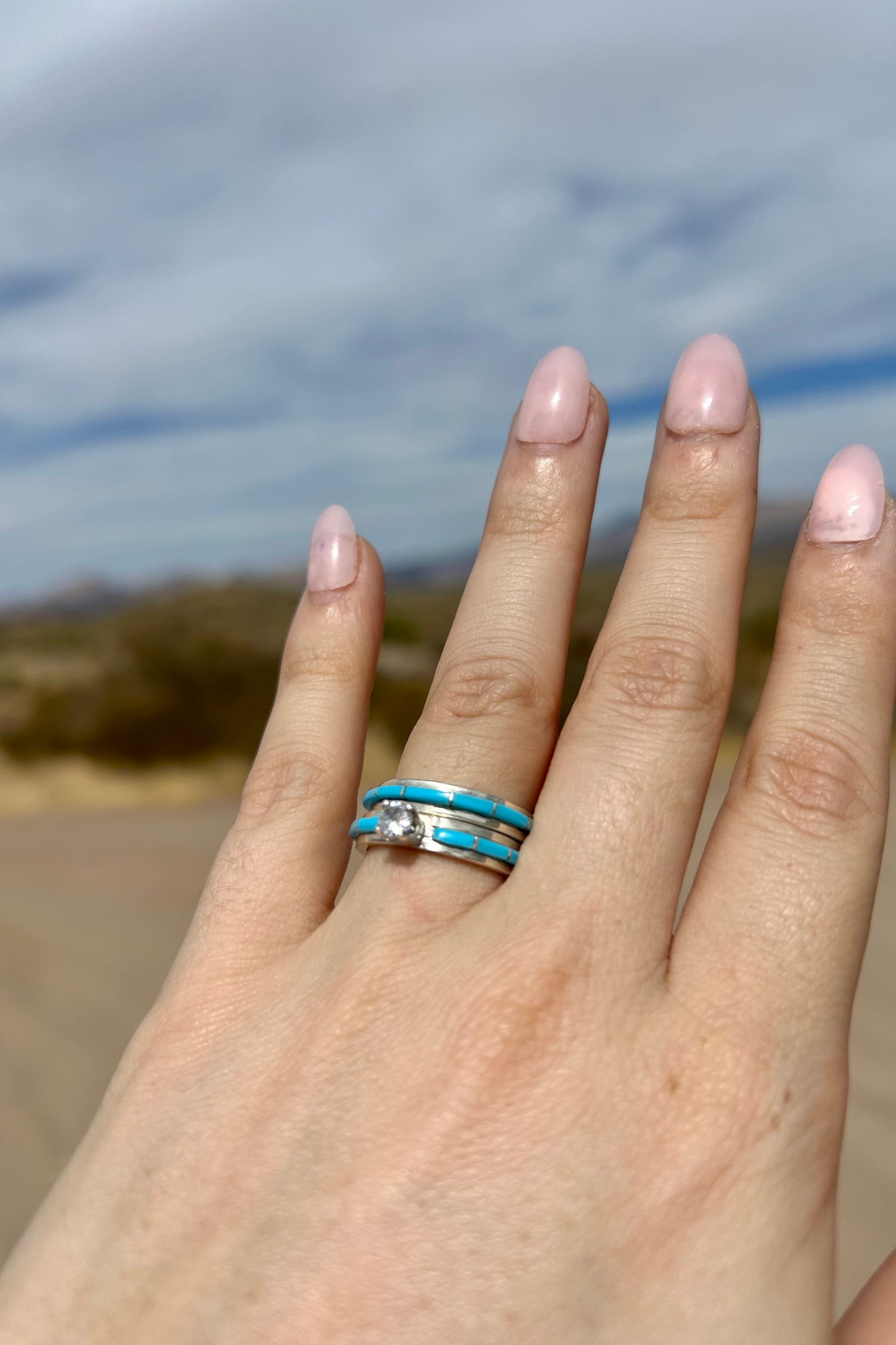 Turquoise Wedding Ring