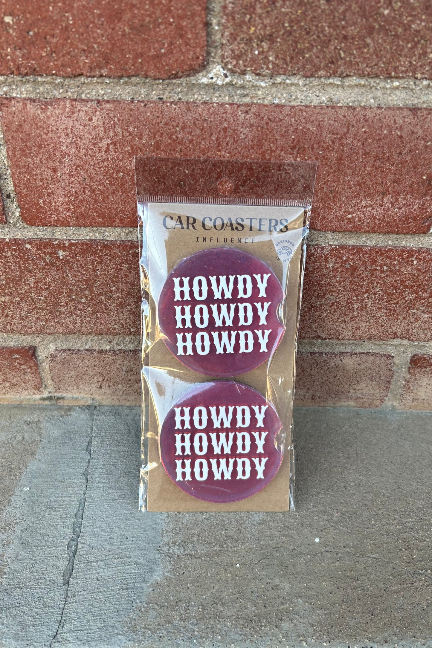 Howdy Car Coasters