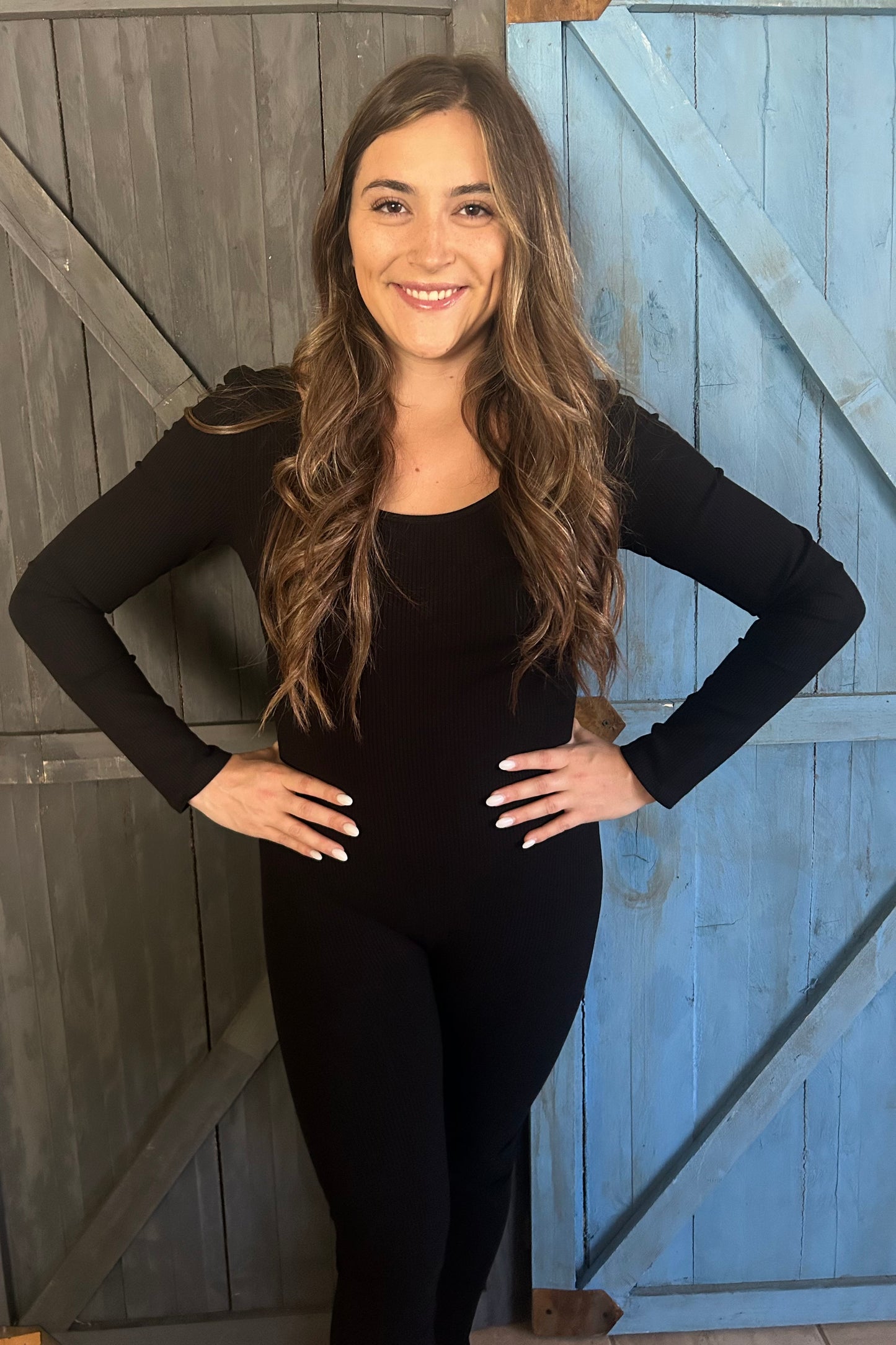 Rayleen Ribbed Knit Jumpsuit