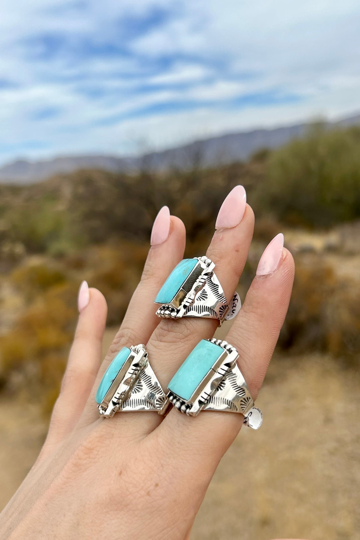 Square Turquoise Ring