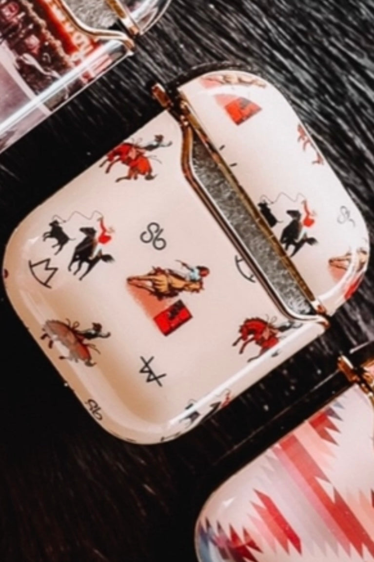 Vintage Cowboy Air Pod Case