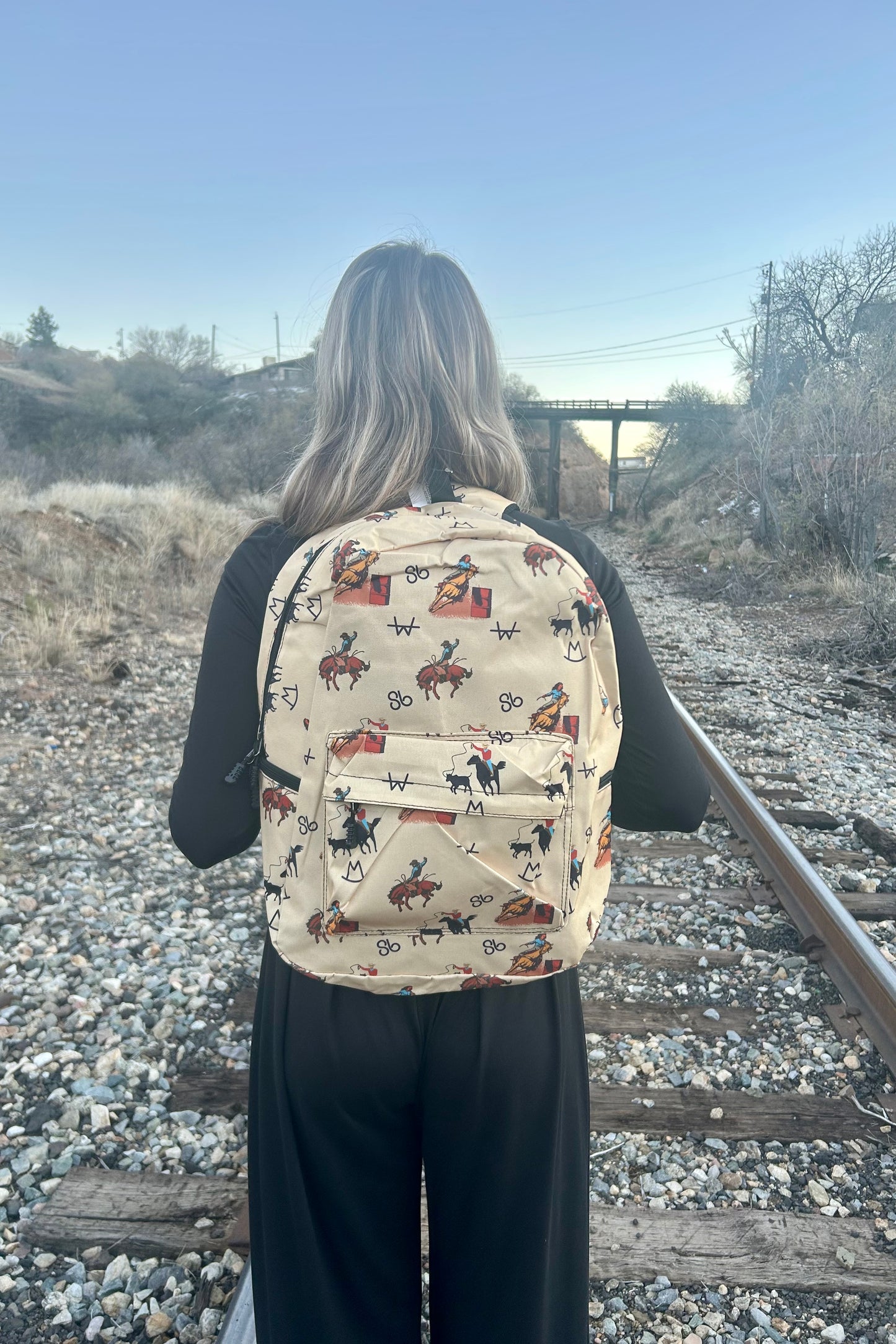 Vintage Cowboy Backpack