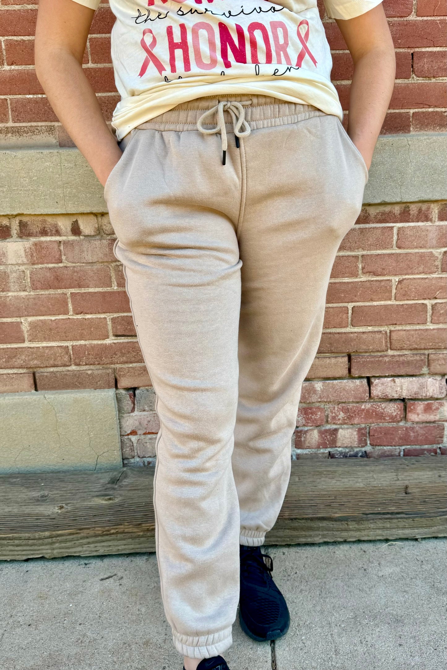 Taupe Comfort Sweatpants