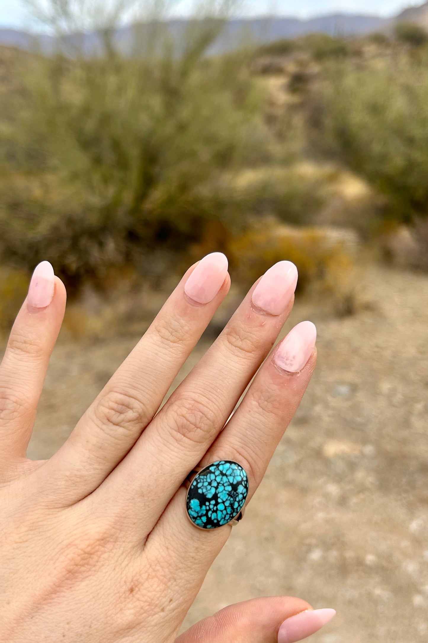 Stormy Mountain Turquoise Ring