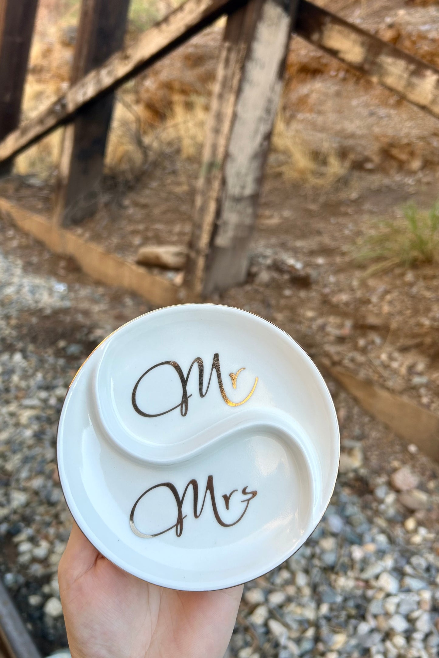 Mr & Mrs Ring Dish