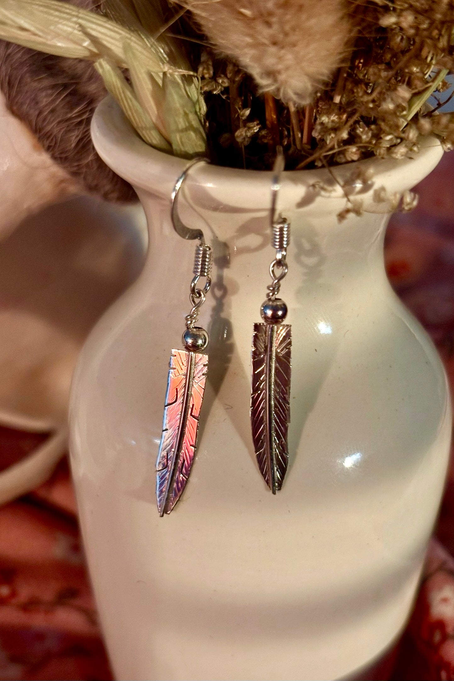 LIGHT AS A FEATHER ❖ Sterling Silver Feather Earrings
