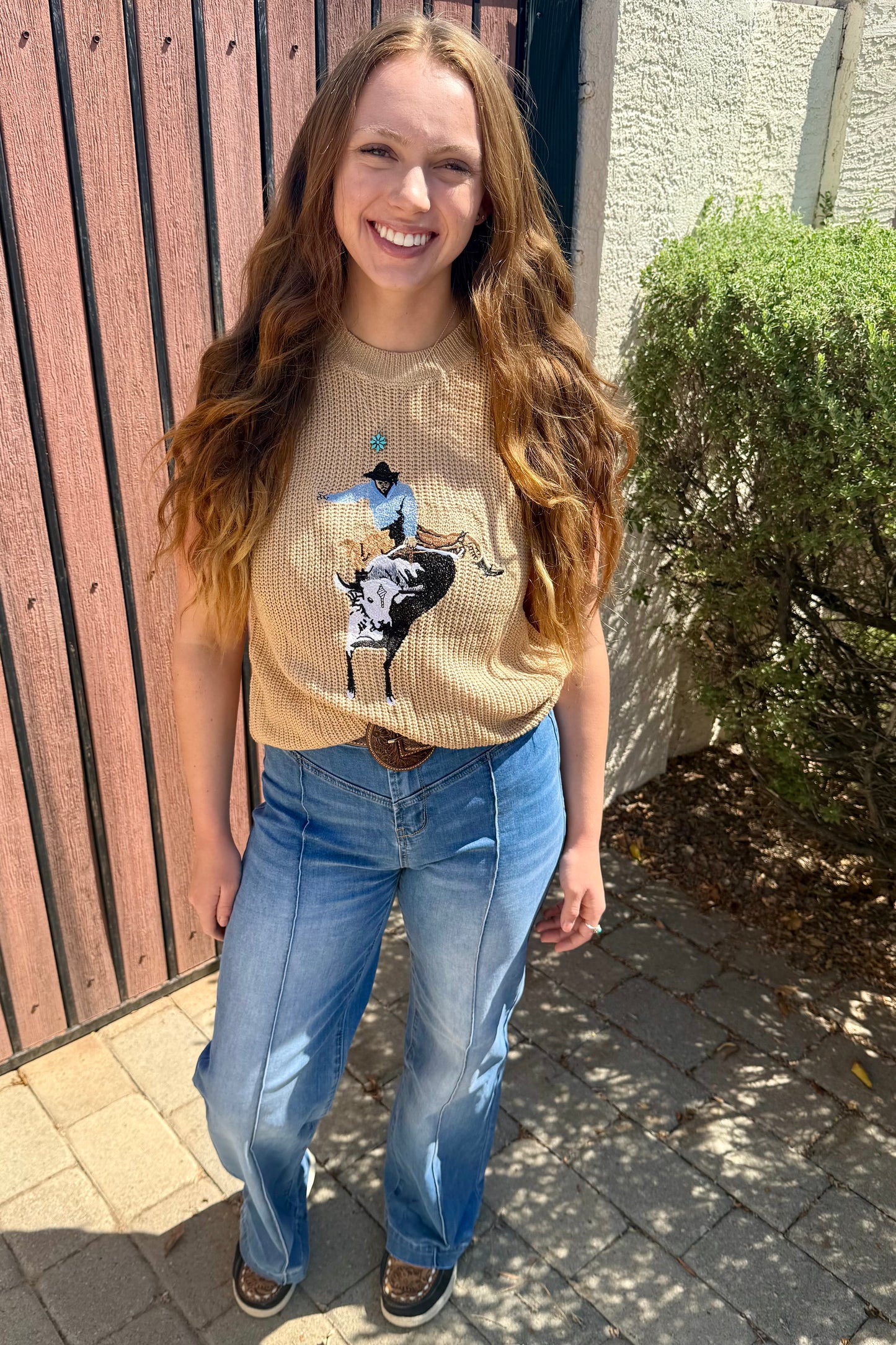 Dusty Trail Embroidered Sweater