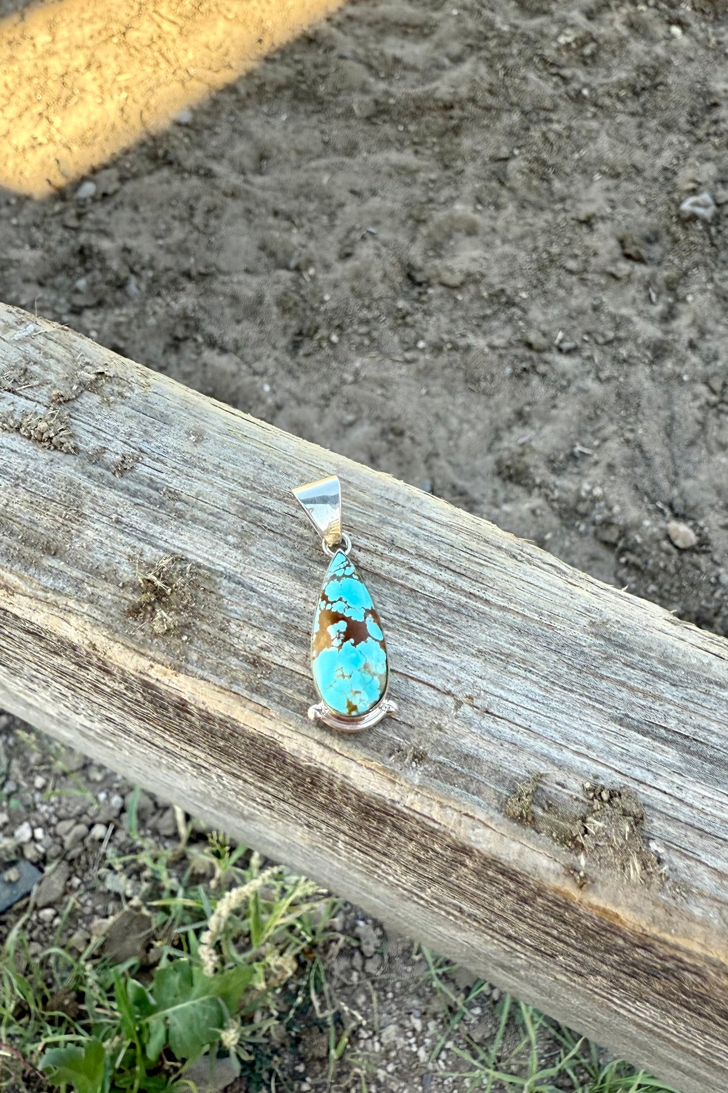 #8 turquoise pendant