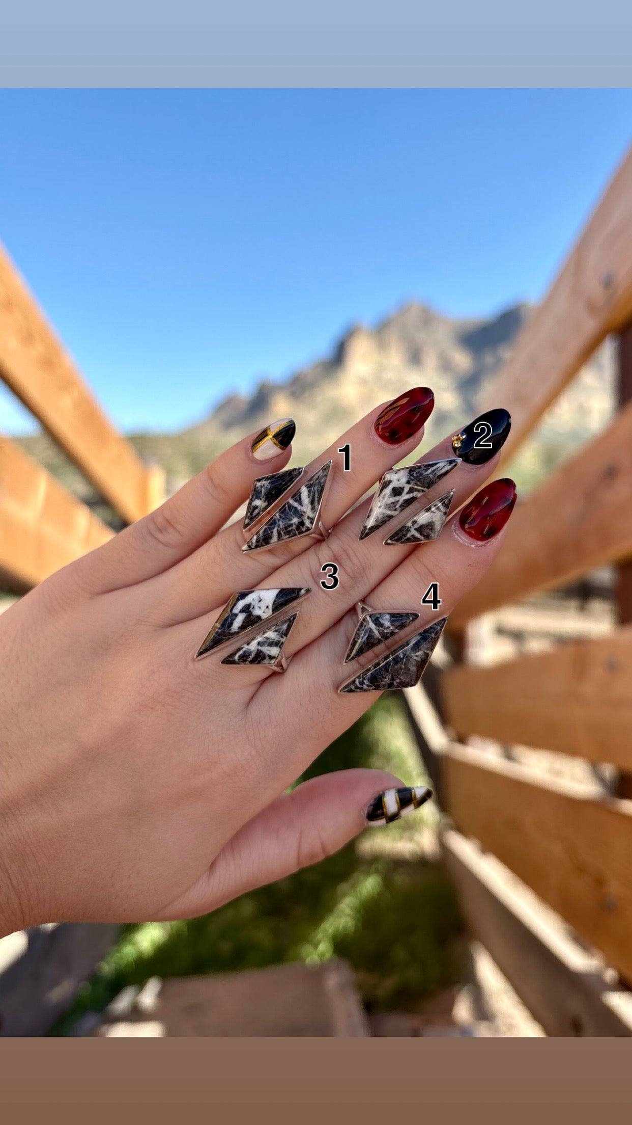Adjustable AZ Thunder Mountain ring