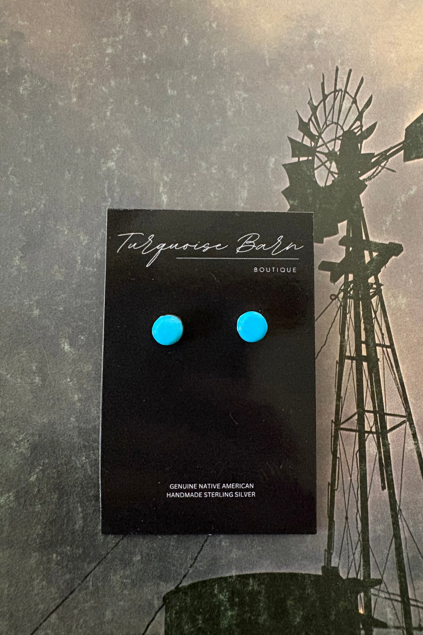 Turquoise studs