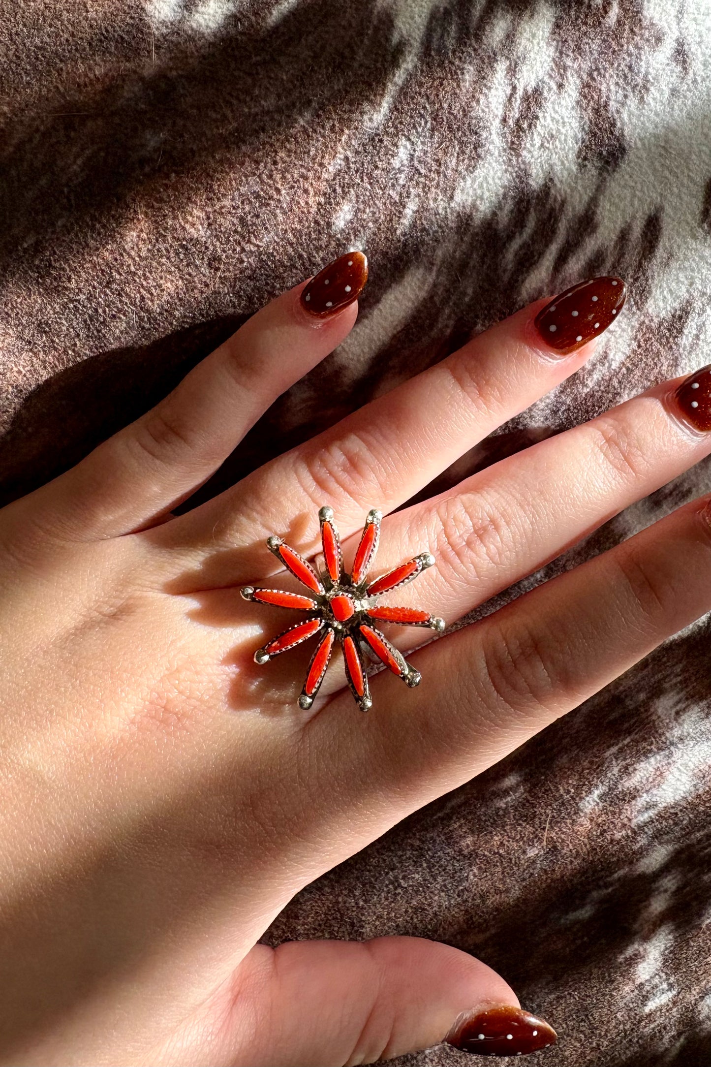 Red Coral Ring