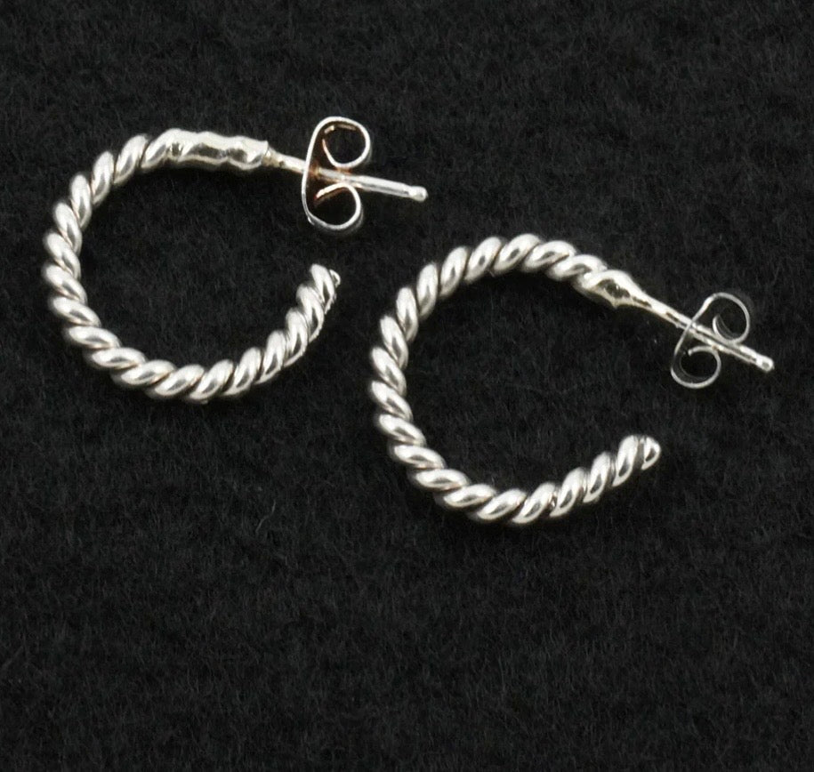 Silver Hoop Earring