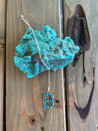 FOREVER PIECE ❖ Authentic Turquoise Initial Necklace