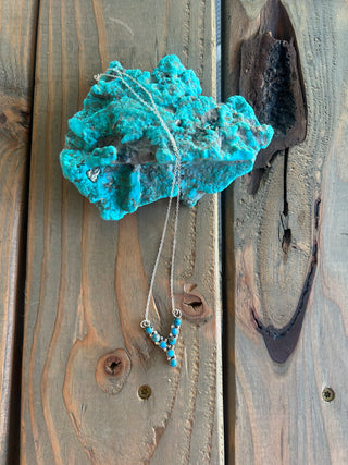 FOREVER PIECE ❖ Authentic Turquoise Initial Necklace