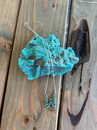FOREVER PIECE ❖ Authentic Turquoise Initial Necklace