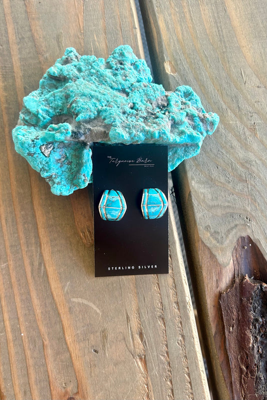 Turquoise Hoop Earrings