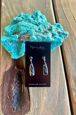 BLACK + WHITE ❖ White Buffalo Earrings
