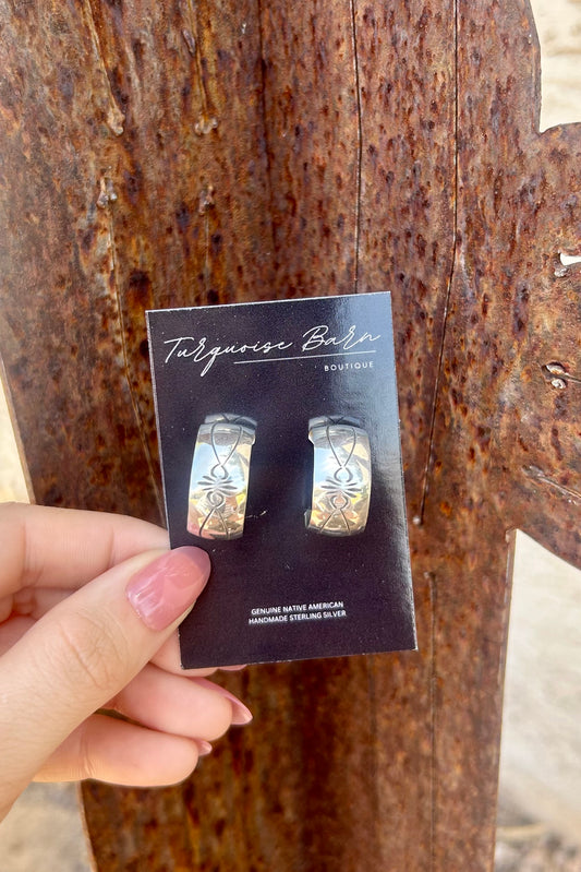 Silver Hoop Earrings