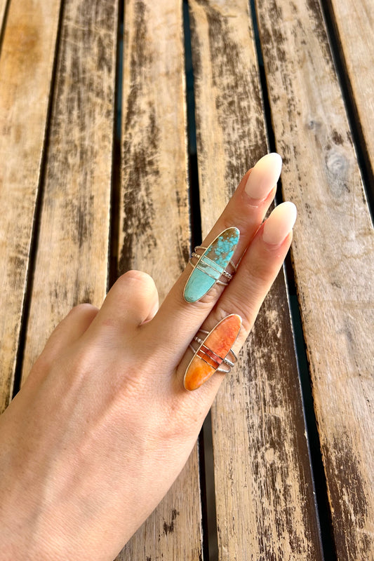 Turquoise & Spiny Rings