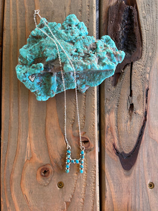 FOREVER PIECE ❖ Authentic Turquoise Initial Necklace