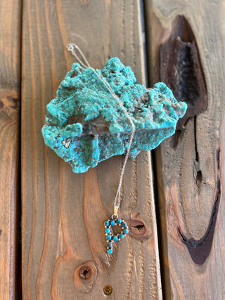 FOREVER PIECE ❖ Authentic Turquoise Initial Necklace