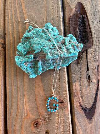 FOREVER PIECE ❖ Authentic Turquoise Initial Necklace
