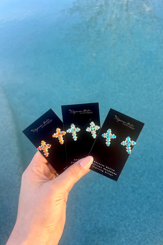 FAITHFUL ❖ Cross Earrings