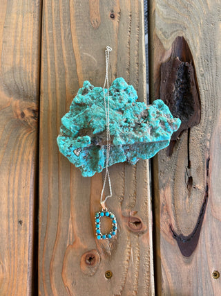 FOREVER PIECE ❖ Authentic Turquoise Initial Necklace