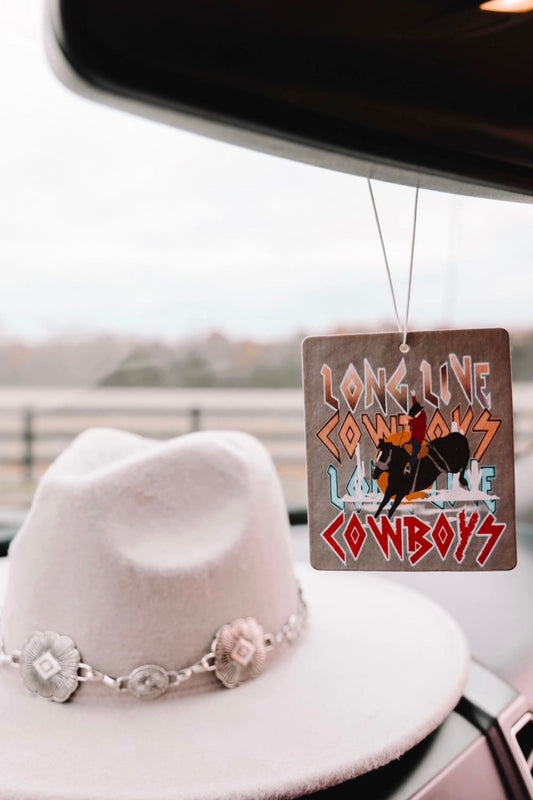 Long Live Cowboys Car Air Freshener