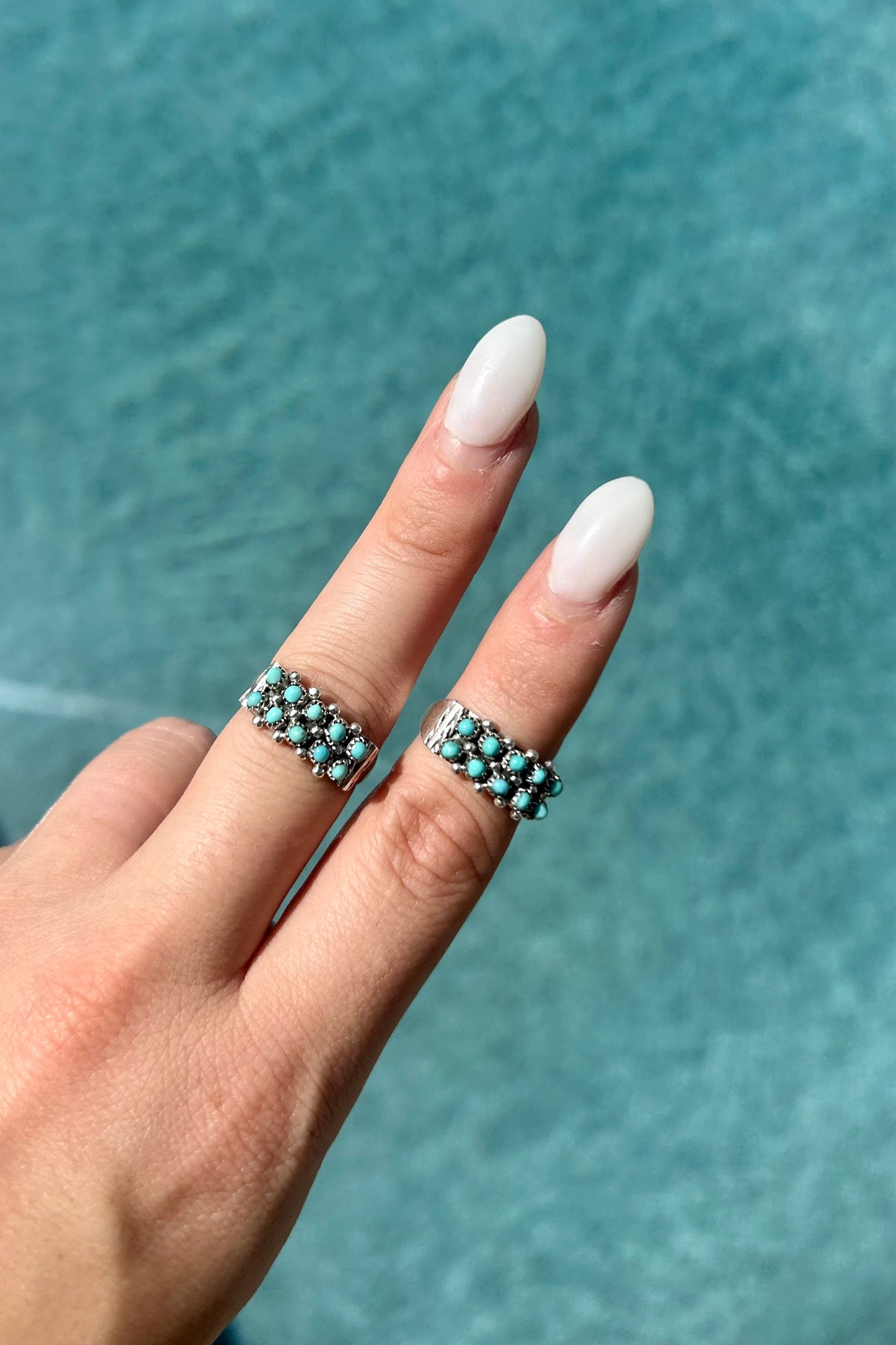 Double Stack Turquoise Ring