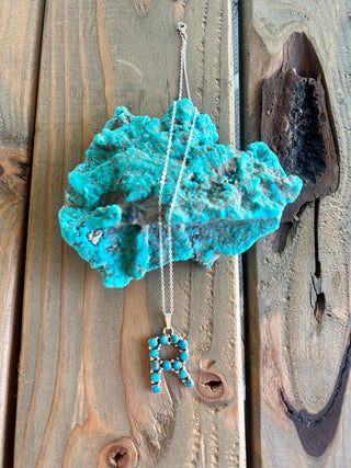 FOREVER PIECE ❖ Authentic Turquoise Initial Necklace