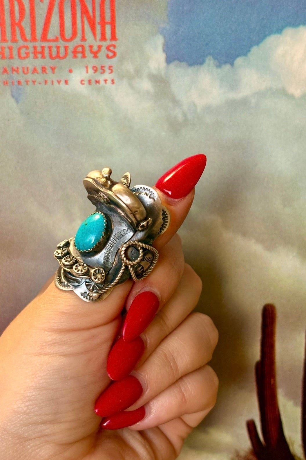 Tim Yazzie Saddle Ring