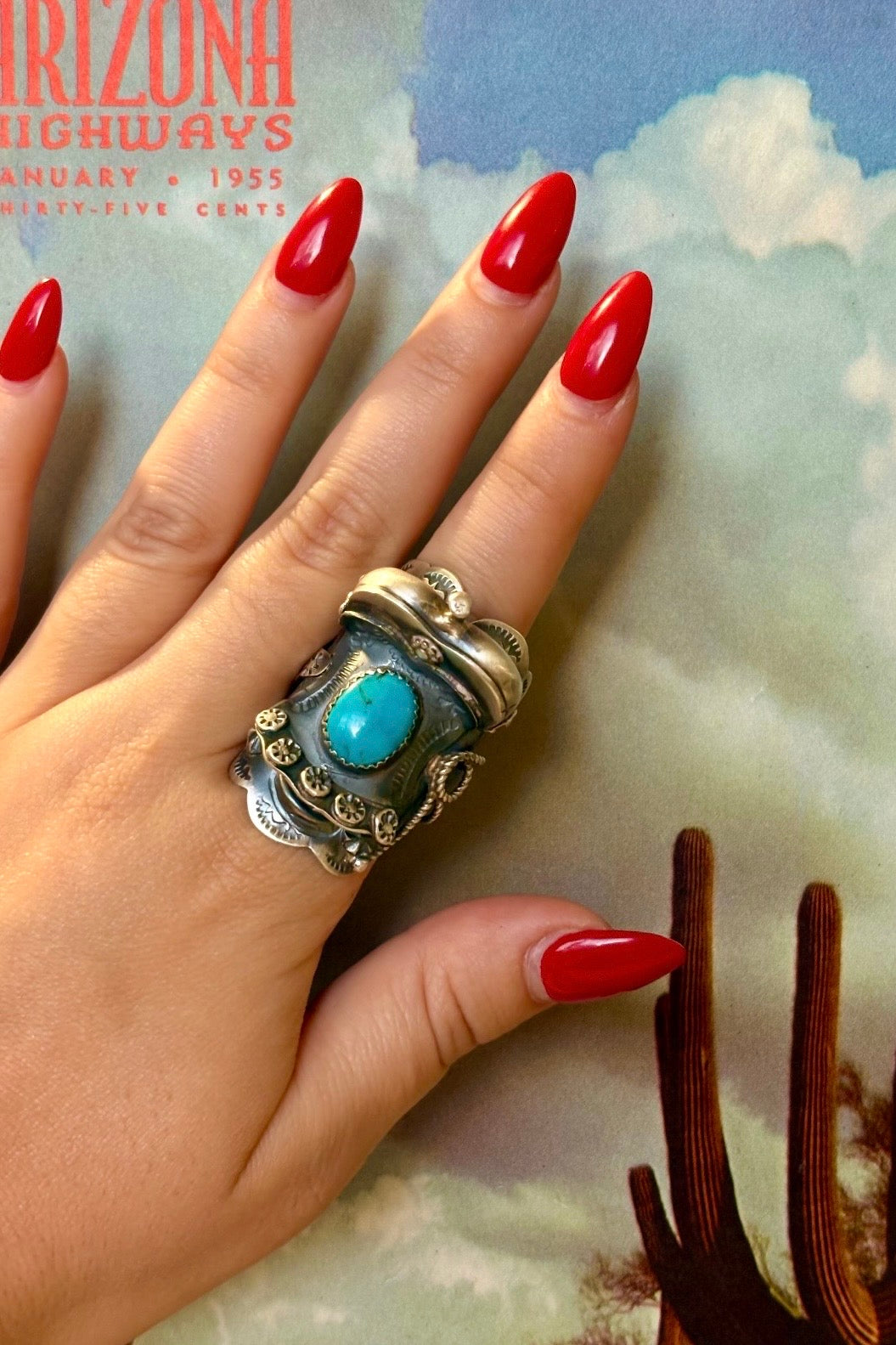 Tim Yazzie Saddle Ring