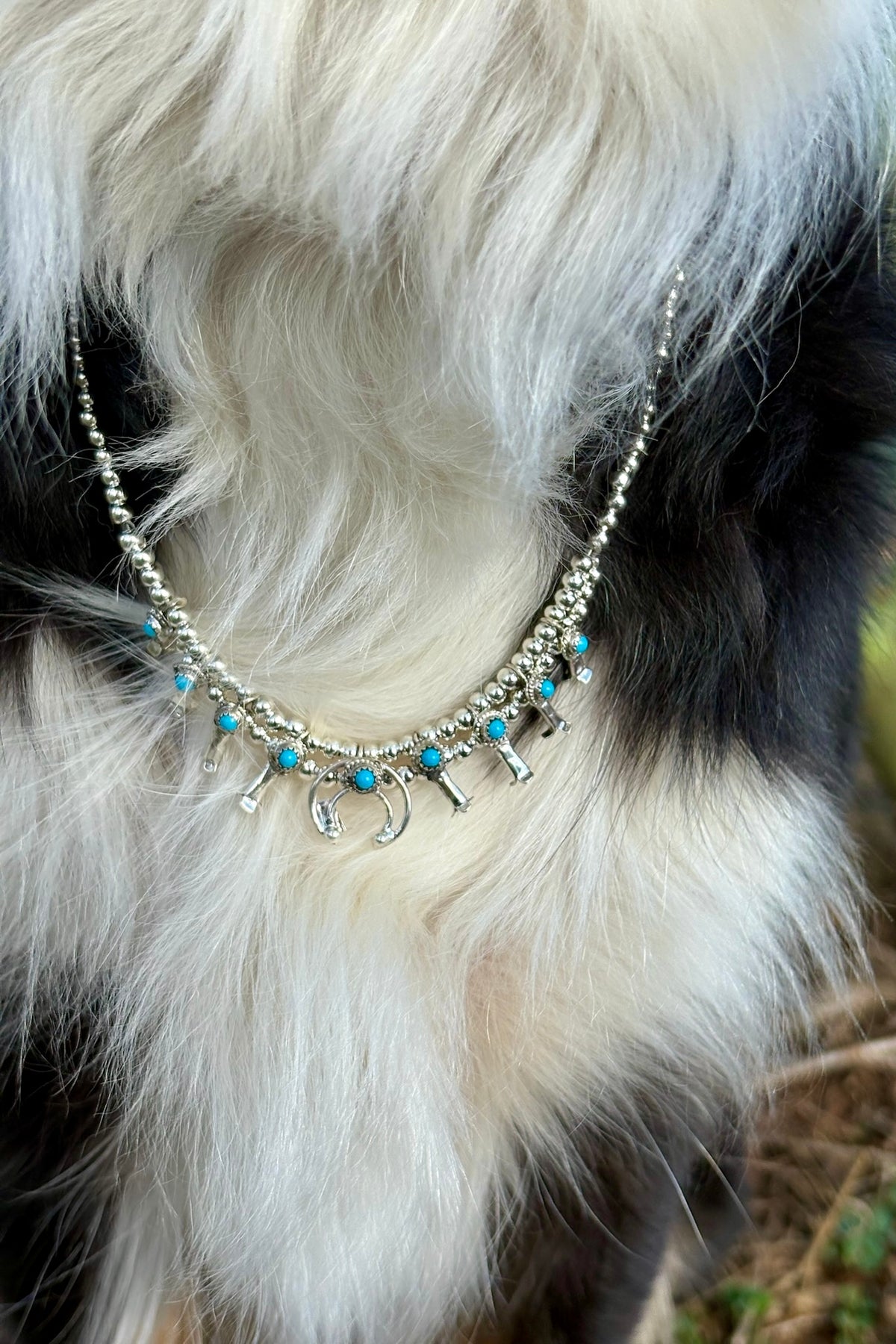BABY BLOSSOM ❖ Petite Turquoise Squash Blossom