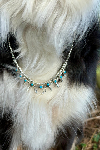 BABY BLOSSOM ❖ Petite Turquoise Squash Blossom