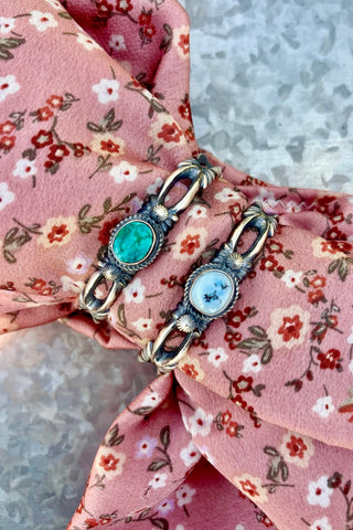 SILVER & STONE ❖ Turquoise Sterling Silver Cuffs