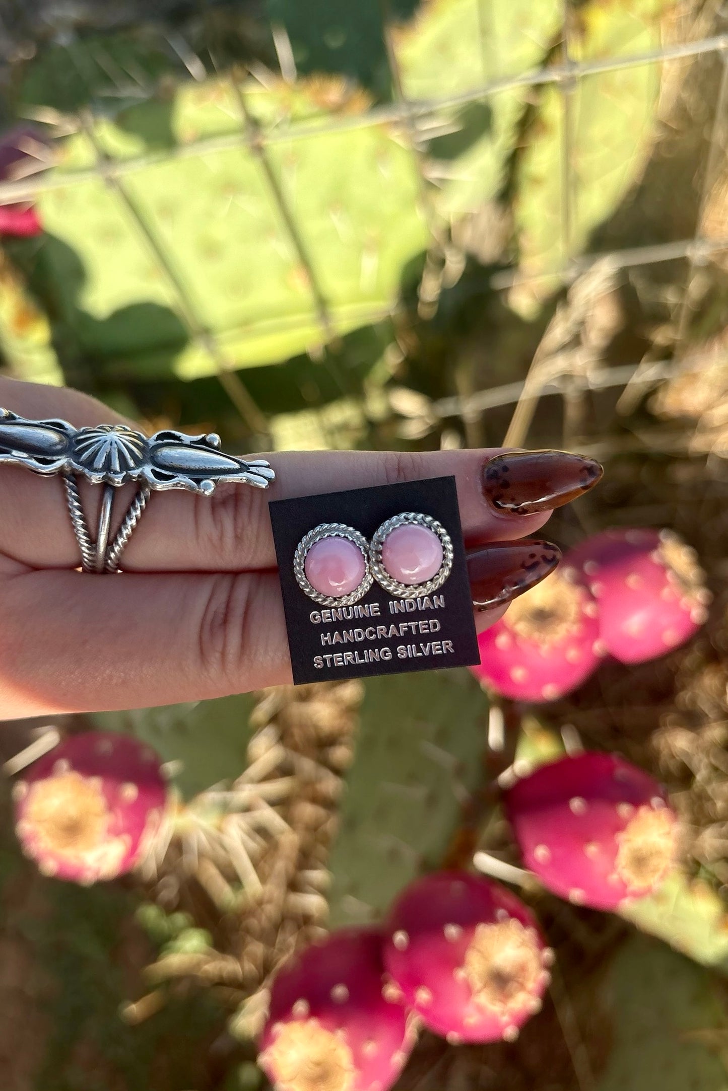 PRETTY IN PINK ❖ Pink Conch Earrings