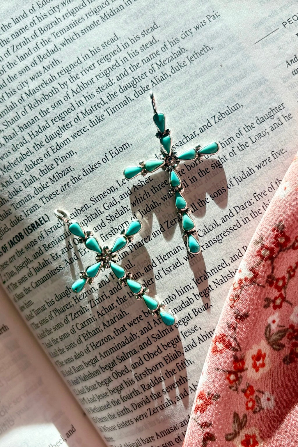 KEEP THE FAITH ❖ Zuni Turquoise Cross Pendant